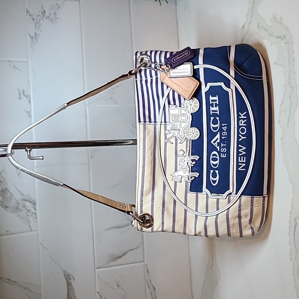 Coach Poppy Patchwork Hippie Shoulder Bag